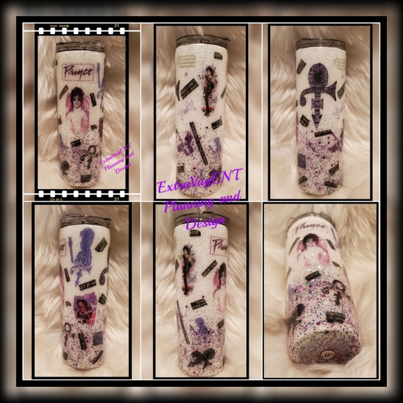 22/24oz Prince Themed Custom Tumbler - Picture 1 of 7